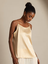 [Champagne] SilkSilky-IT Spaghetti Strap Cami 004
