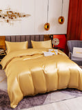 SilkSilky IT 19Momme Seta pura Bedding Set Champagne 001