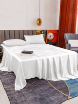 [Bianco] SilkSilky-IT 19Momme Set di biancheria da letto 005