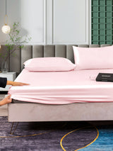[Rosa] SilkSilky-IT 25Momme Set di biancheria da letto 006