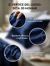 [Blu Scuro] SilkSilky-IT 30Momme Federa 002