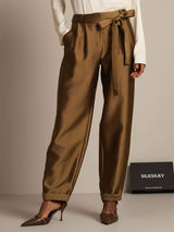 [Bronzo] SilkSilky-IT 32Momme Seta Womens Pants 001