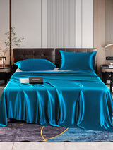 [Verde Acqua] SilkSilky-IT 22Momme Set di biancheria da letto 001