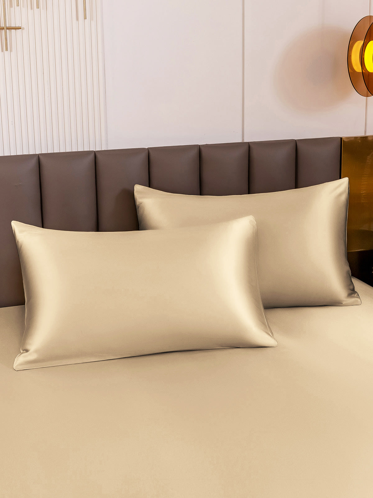 [Beige] SilkSilky-IT 22Momme Seta pura Pillowcase 002