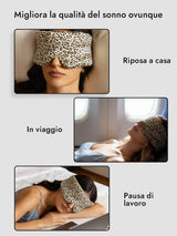 [Leopardo] SilkSilky-IT Mascherina da Notte 006