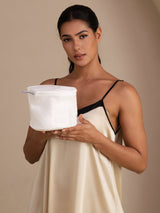 [Bianco] SilkSilky-IT Sacchetto per il Bucato 005