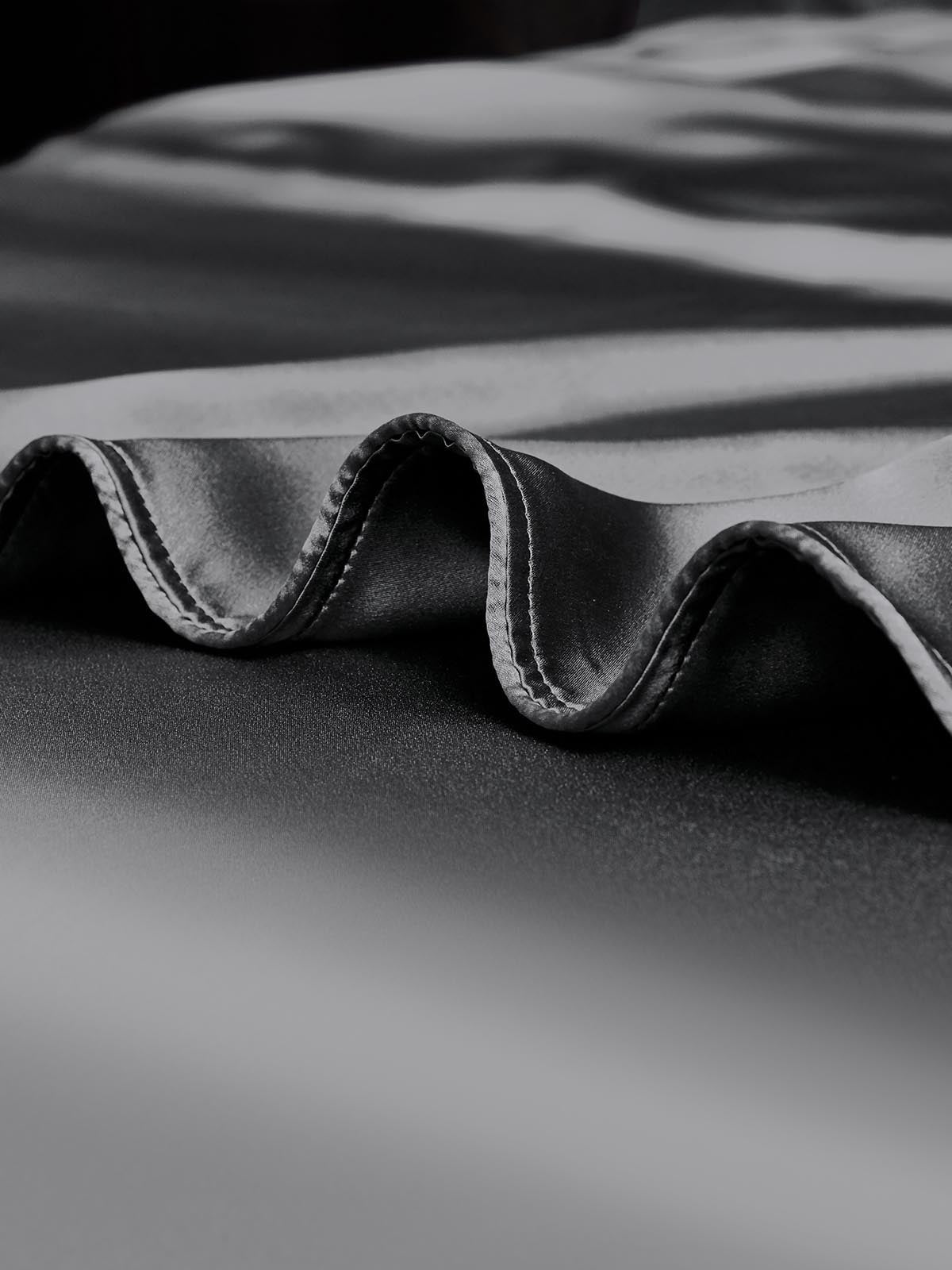 [Grigio Scuro] SilkSilky-IT 19Momme Duvet Covers 003