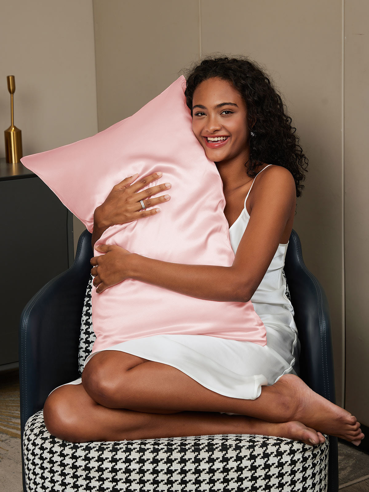 SilkSilky-IT 30Momme Seta pura Pillowcase Rosa 001