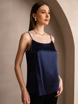 [Blu Scuro] SilkSilky-IT Spaghetti Strap Cami 004