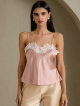 [Toscana] SilkSilky-IT Spaghetti Strap V Neck Cami 003