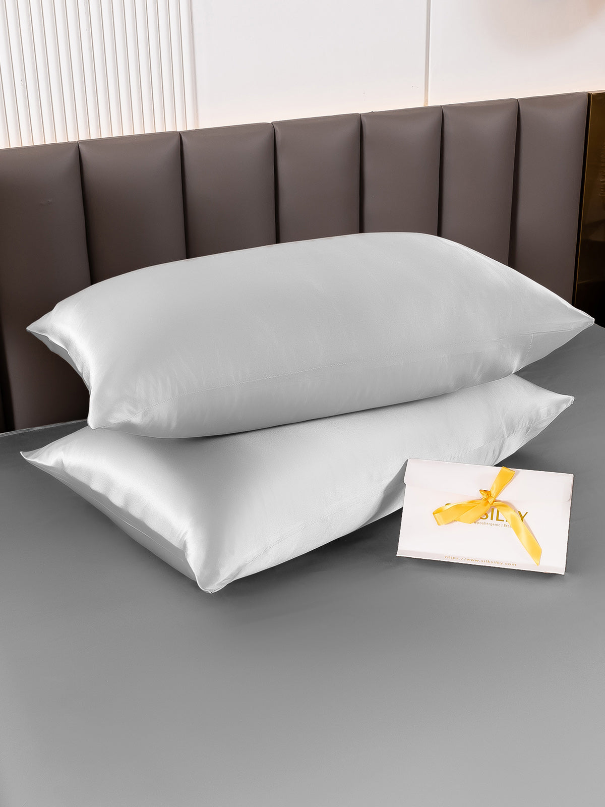 [Argento] SilkSilky-IT 22Momme Seta pura Pillowcase 004