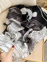 [P075] SilkSilky-IT Seta pura Scarf 003