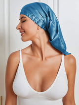 [Verde Acqua] SilkSilky-IT Cuffia di seta 003