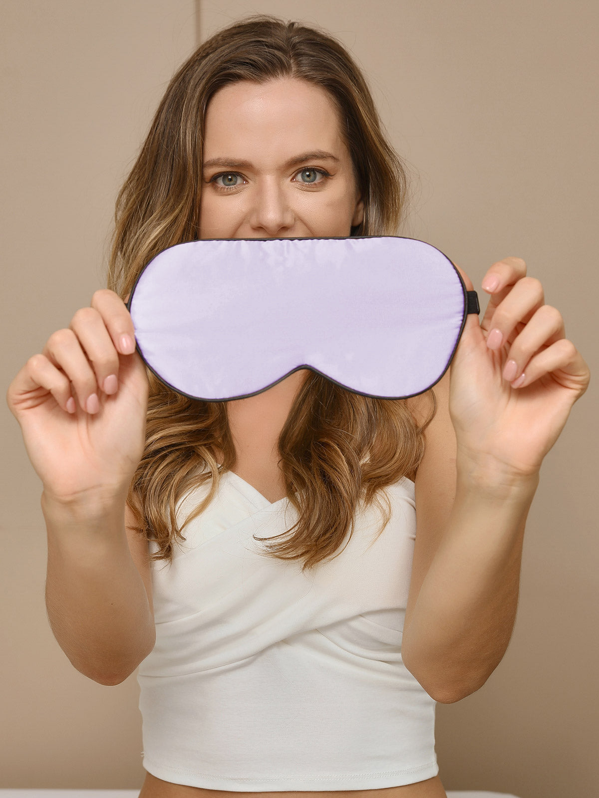 [Lavanda] SilkSilky-IT 19Momme Seta pura Eye Mask 004