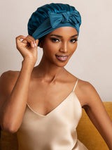[Verde Acqua] SilkSilky-IT Cuffia di seta 001