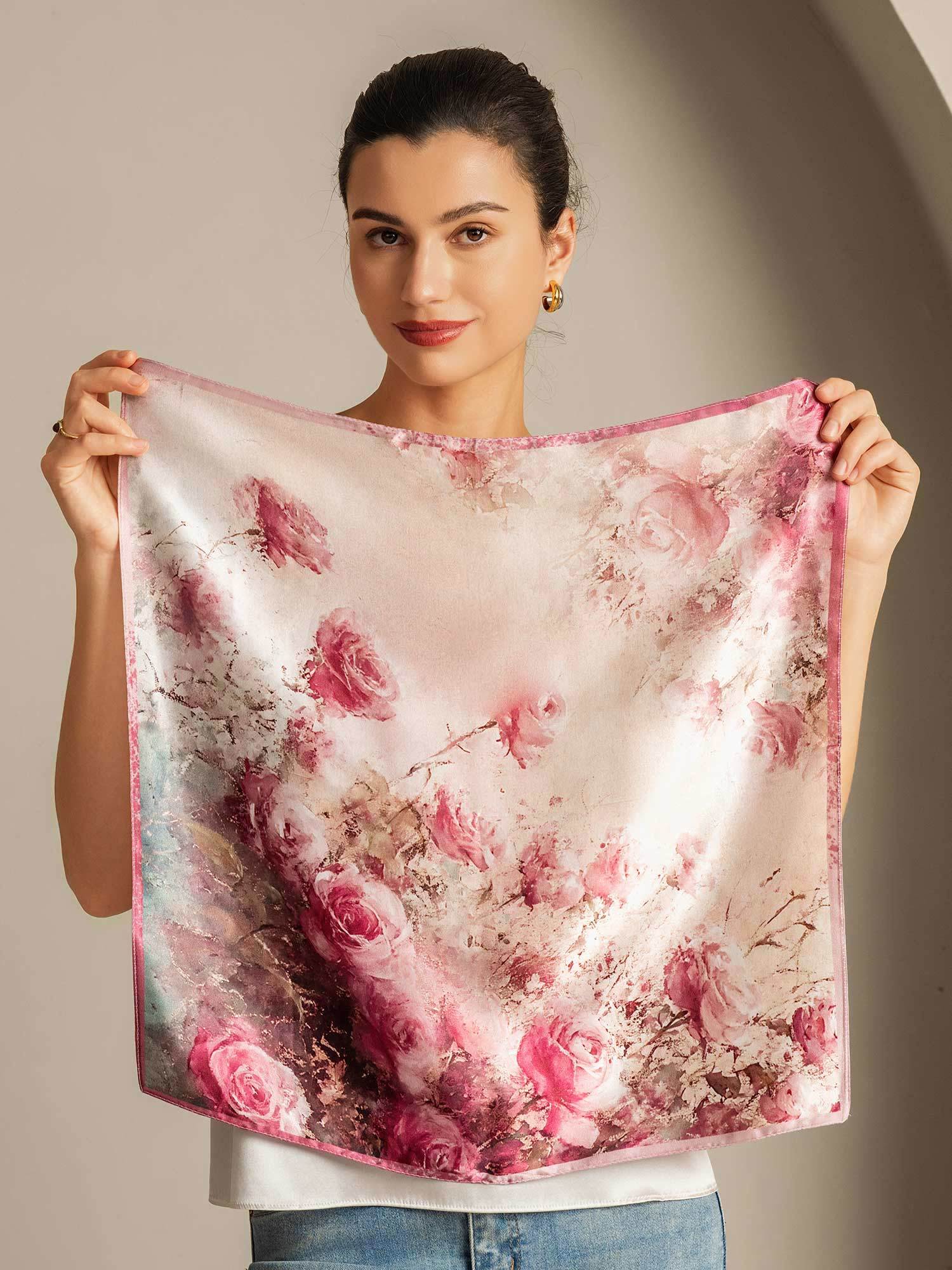 [P103] SilkSilky-IT Seta pura Scarf 006,