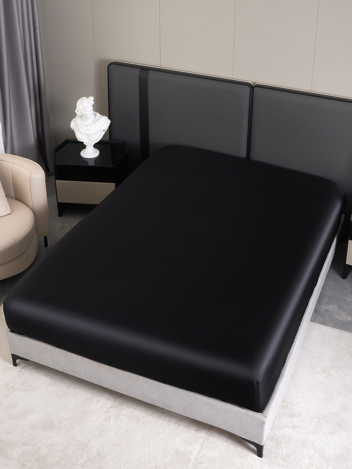 [Nero] SilkSilky-IT 19Momme Seta pura Sheet 002