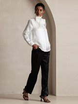 [Nero] SilkSilky-IT 19Momme Seta Womens Pants 006