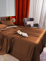 [Caffè] SilkSilky-IT 22Momme Set di biancheria da letto 005