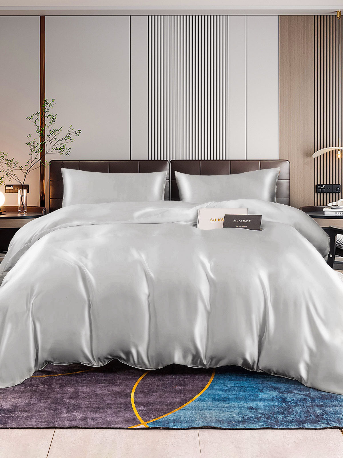 [Argento] SilkSilky-IT 22Momme Seta pura Bedding Set 001