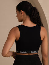 [Nero] SilkSilky-IT Sleeveless Crew Neck Cami 002