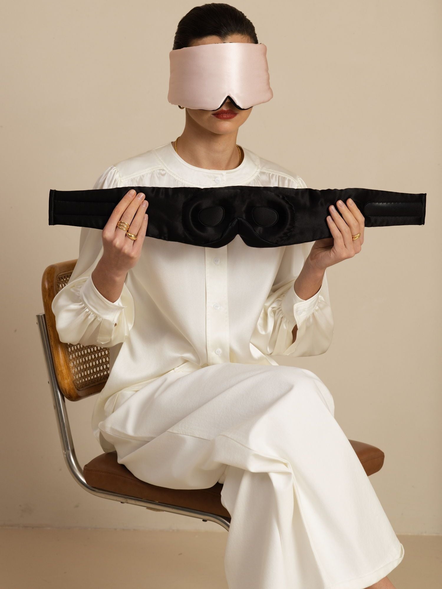 [Rosa] SilkSilky-IT Mascherina da Notte 002