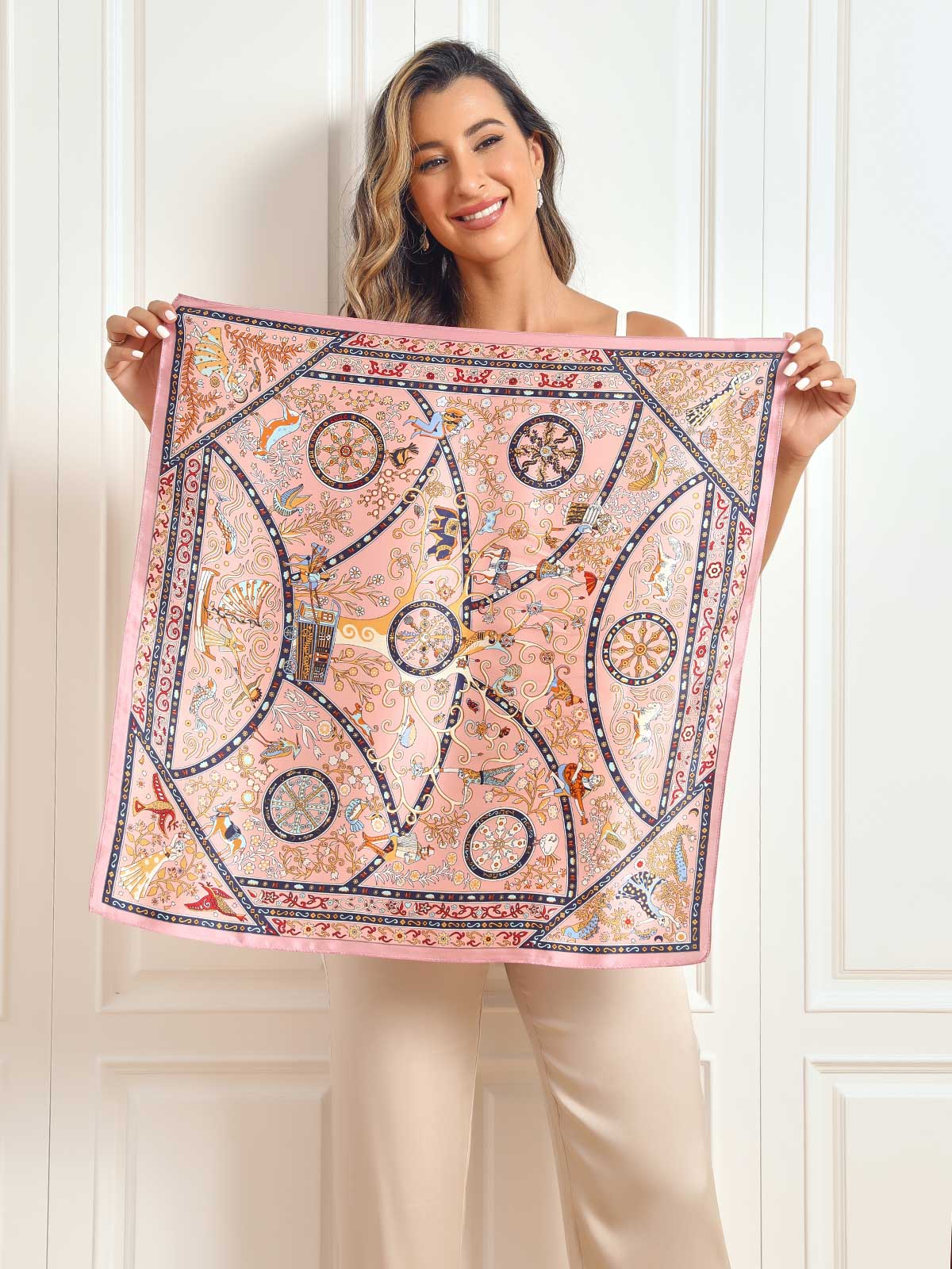 [P058] SilkSilky-IT Seta pura Scarf 003