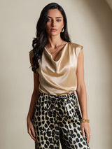 [Leopardo] SilkSilky-IT Seta pura Womens Pants 009,
