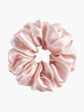 SilkSilky-IT 19Momme Seta pura Scrunchie RosaChiaro 004