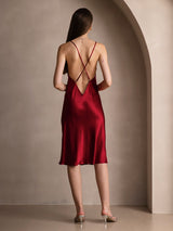 [Vino] SilkSilky-IT Sleeveless Vestiti da donna 002