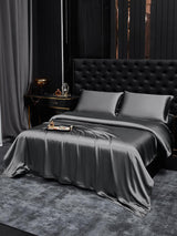 [Grigio Scuro] SilkSilky-IT 19Momme Set di biancheria da letto 002