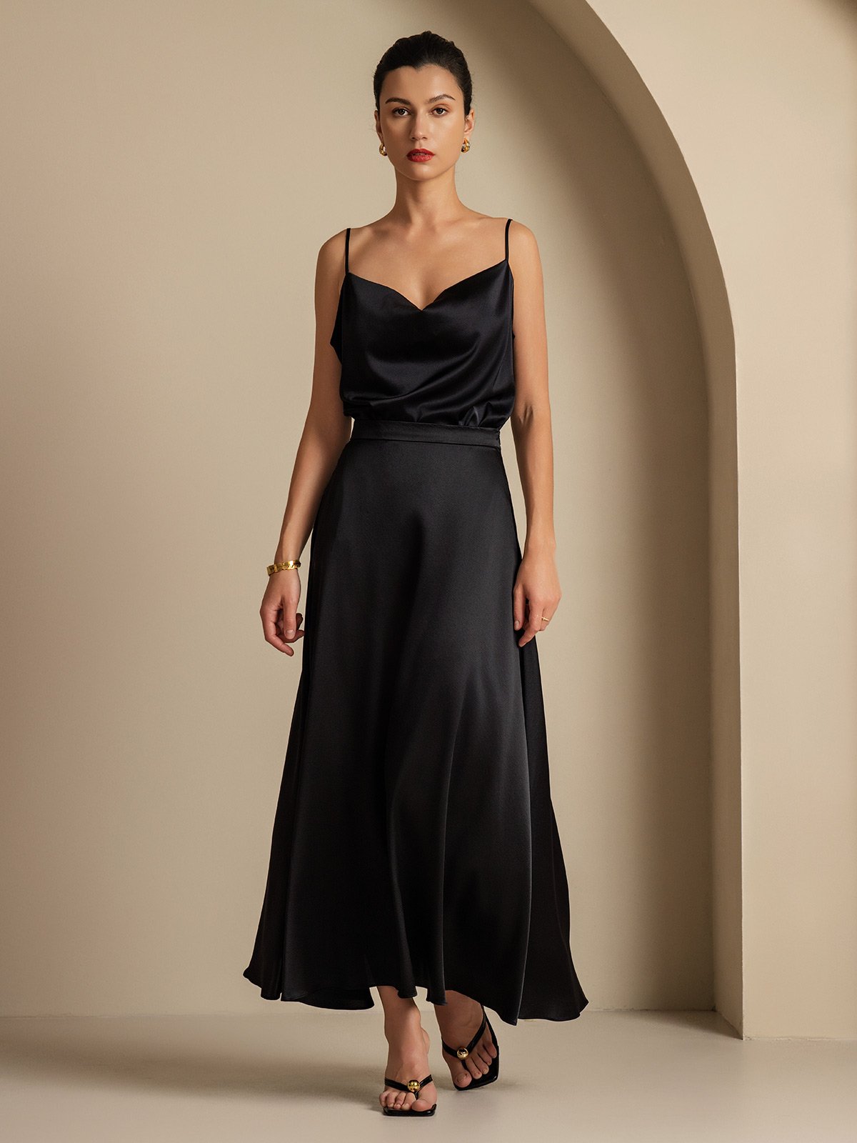 [Nero] SilkSilky-IT 19Momme Seta Skirt 002