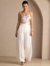 [Bianco] SilkSilky-IT Pantaloni da donna 005