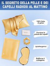 [Champagne] SilkSilky-IT 19Momme Seta pura Pillowcase Set 002