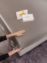 [Grigio] SilkSilky-IT 19Momme Lenzuoli 007