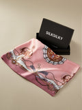 SilkSilky IT Seta pura Scarf Rosa 001