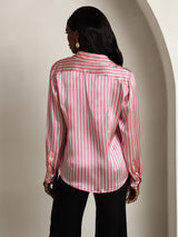 [Riga Rosa] SilkSilky-IT Long Sleeve Lapel Collar Camicie da donna 002