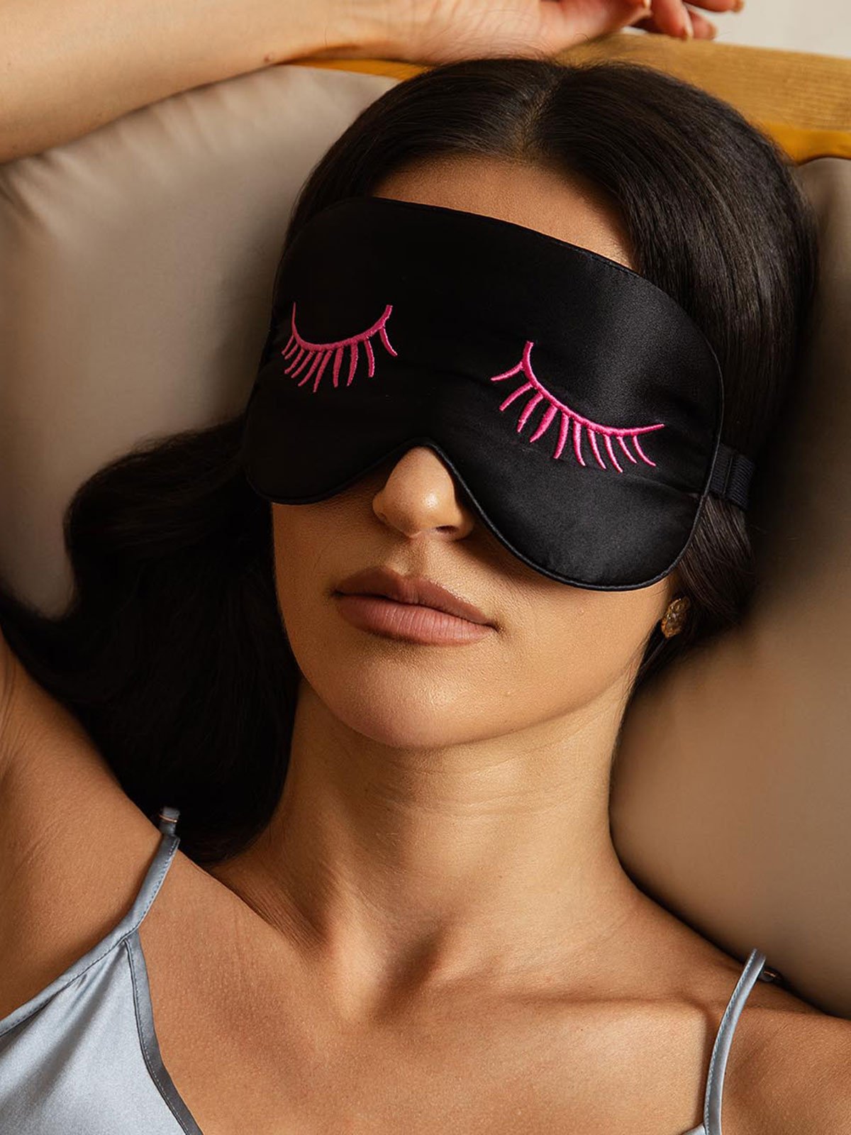 [CigliaRosa] SilkSilky-IT Seta pura Eye Mask 002