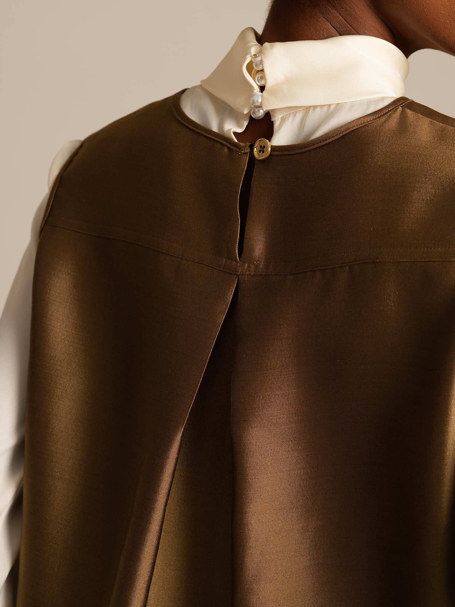 [Bronzo] SilkSilky-IT 32Momme Seta Womens Vest 004,