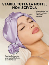 [Lavanda] SilkSilky-IT Cuffia di seta 004
