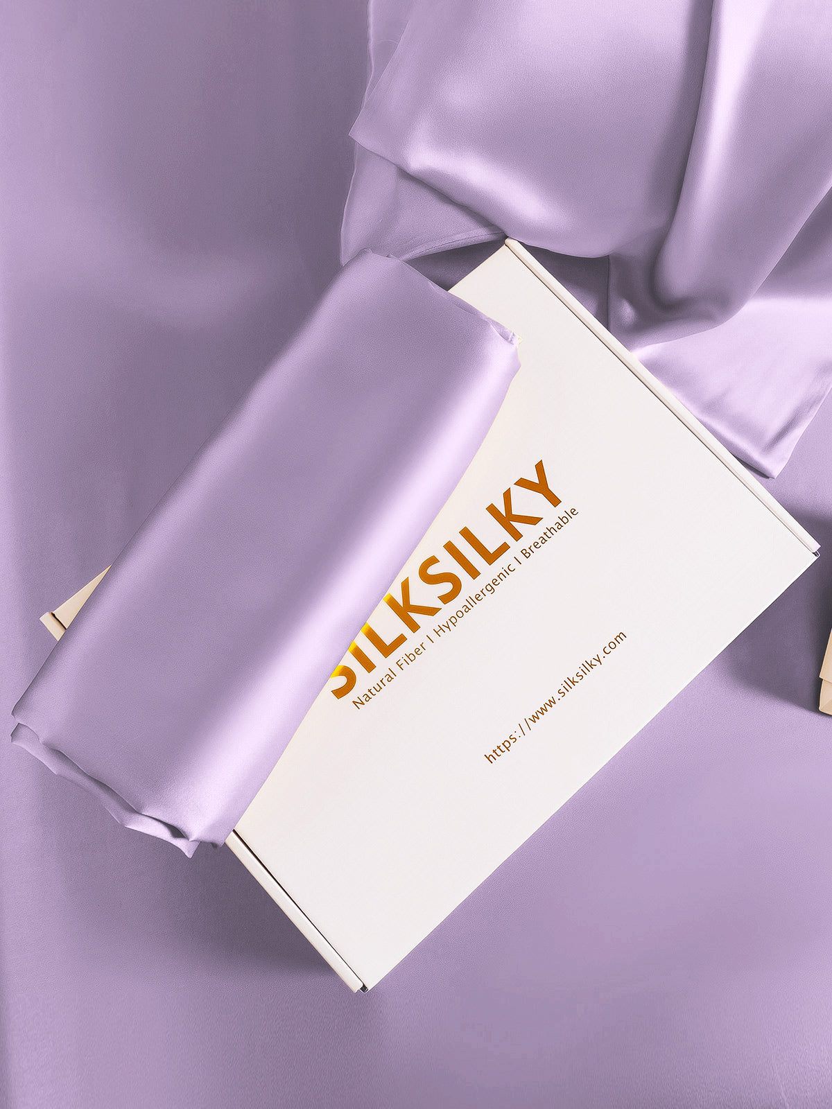 [Lavanda] SilkSilky-IT 19Momme Seta pura Pillowcase 006