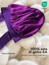 [Viola] SilkSilky-IT Cuffia di seta 002