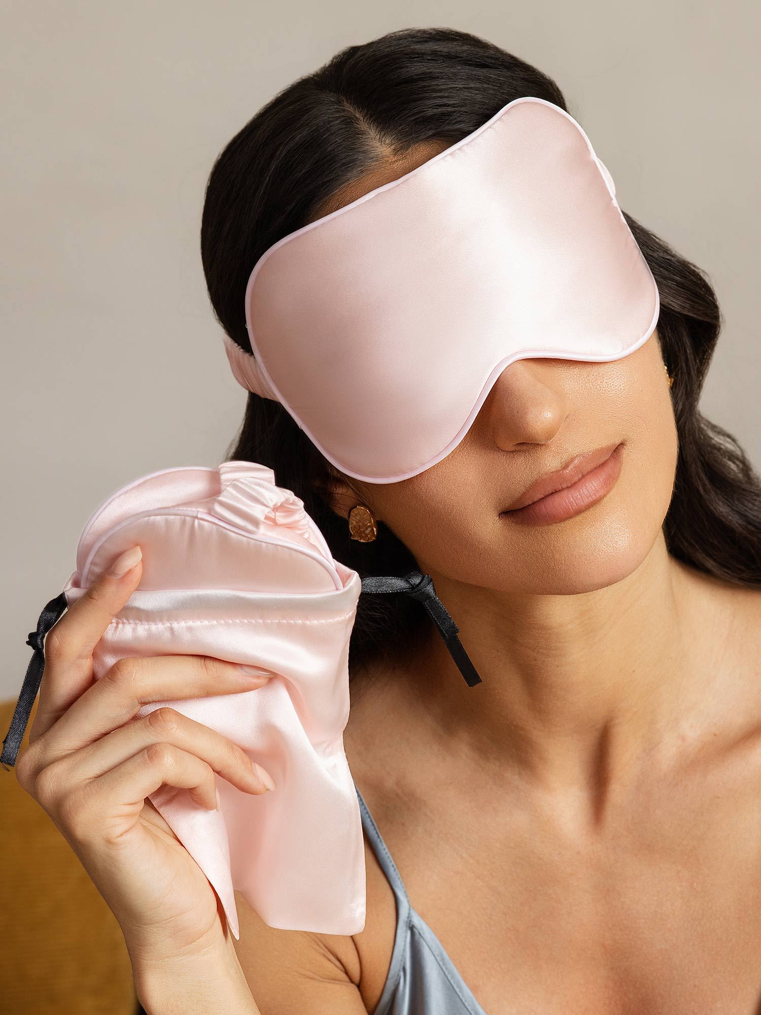 [Rosa] SilkSilky-IT Seta pura Eye Mask 003