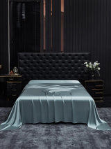 [Blu Grigiastro] SilkSilky-IT 19Momme Lenzuoli 002