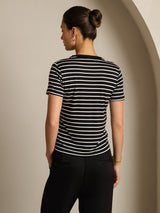 [RigheNere] SilkSilky-IT Seta pura Womens T-Shirt 002
