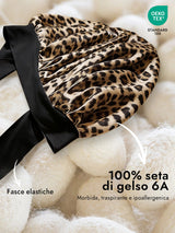 [Leopardo] SilkSilky-IT Cuffia di seta 002