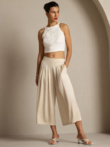 [Beige] SilkSilky-IT Pantaloni da donna 007