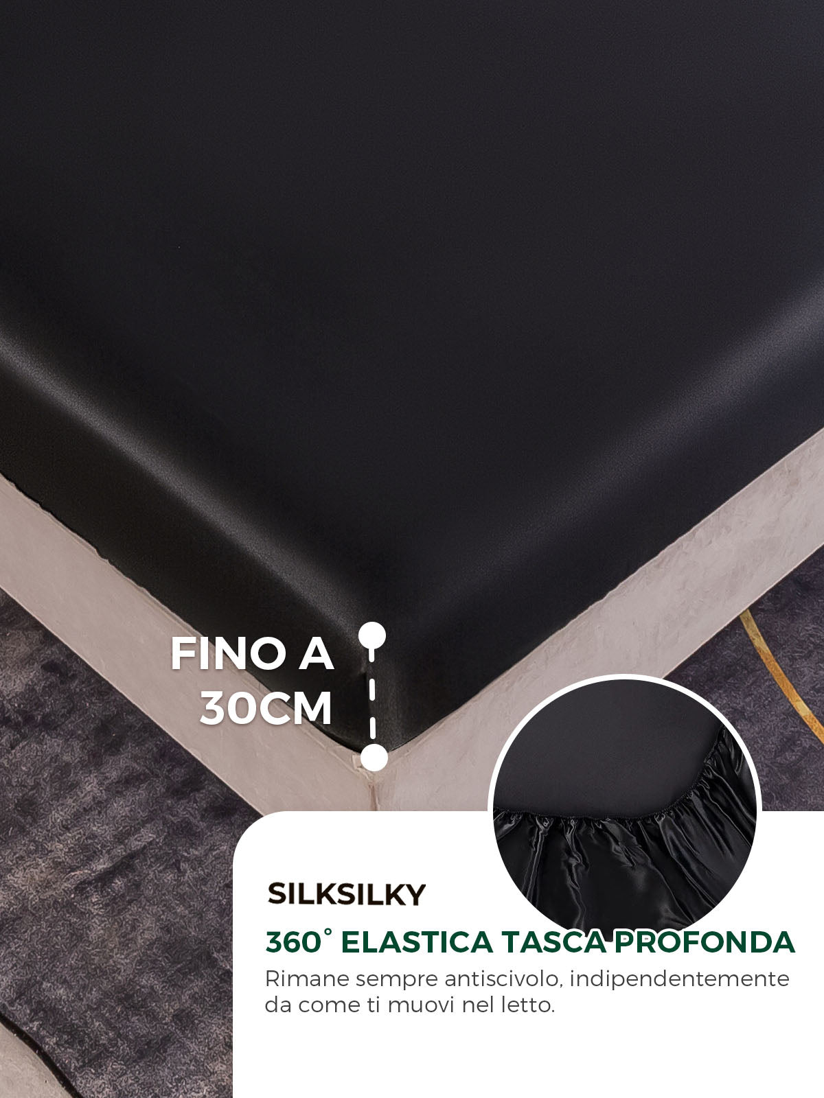[Nero] SilkSilky-IT 19Momme Seta pura Bedding Set 004