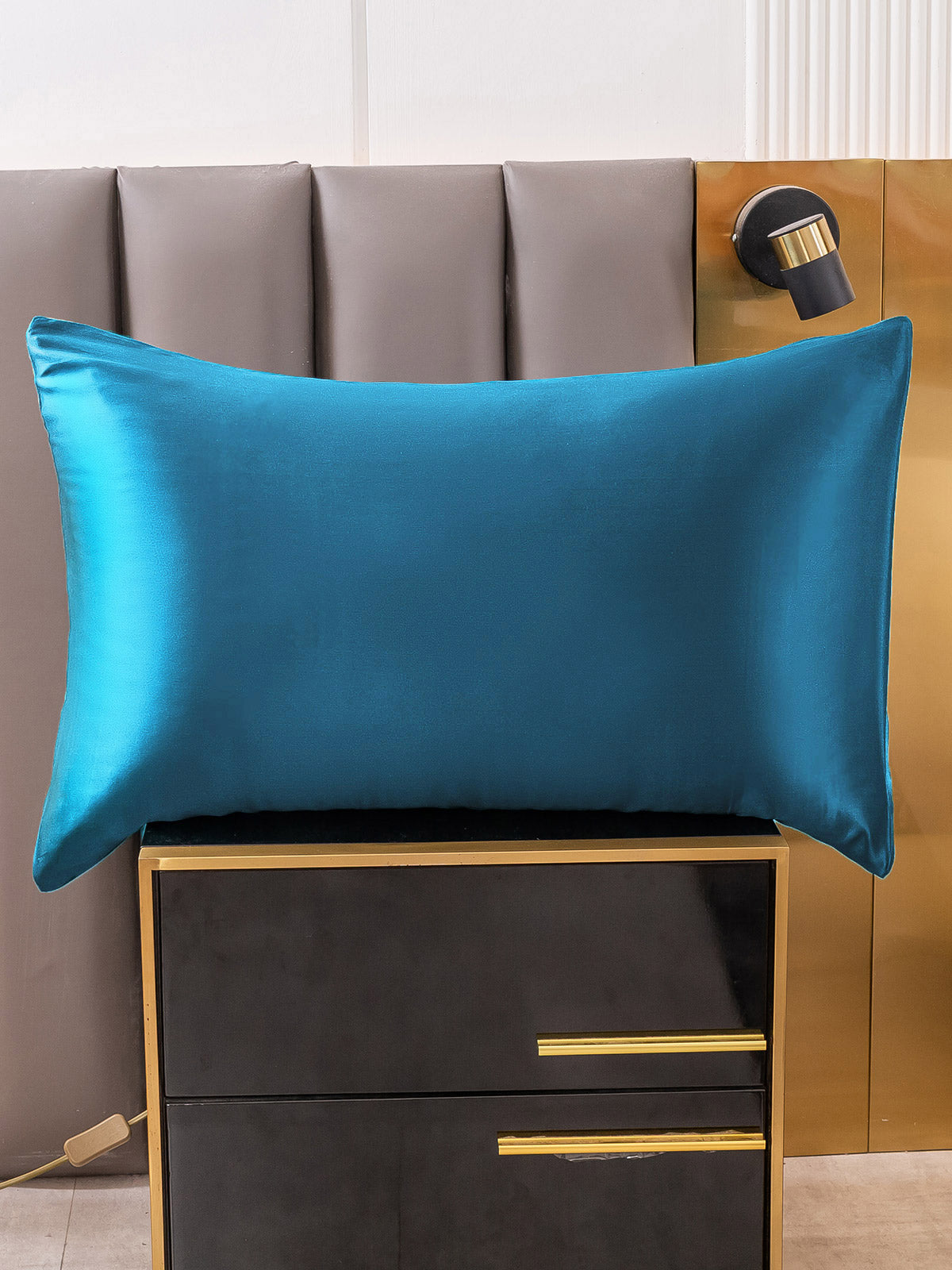 [Verde Acqua] SilkSilky-IT 19Momme Seta pura Pillowcase 001