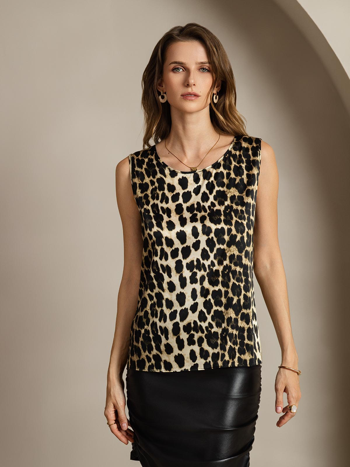 [Leopardo] SilkSilky-IT 19Momme Seta Camisoles 001